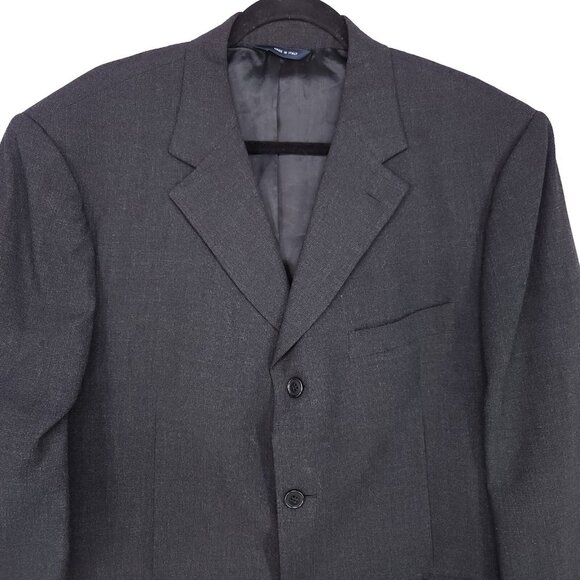 Brooks Brothers Blazer Suit Jacket Men 42 Gray 90% Wool Blend Made In Italy - Picture 4 of 15